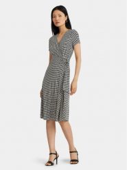Lauren Ralph Lauren Sukienka codzienna 250933447001 Czarny Regular Fit. Czarne sukienki Lauren Ralph Lauren, na co dzień, bez wzorów, z syntetyku, bez kołnierzyka, bez ramiączek, proste. Za 679.99 zł.