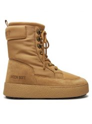Moon Boot Śniegowce Ltrack Combat 80D2450200 Brązowy. Brązowe śniegowce Moon Boot, bez wzorów, ze skóry, bez zapięcia. Za 899.99 zł.