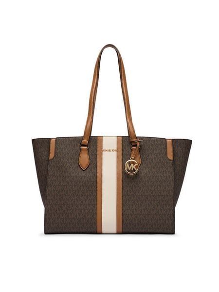 MICHAEL Michael Kors Torebka 30R6GQ6T7B Brązowy. Brązowe shopper bag MICHAEL Michael Kors, bez wzorów, ze skóry, bez dodatków. Za 908.99 zł.