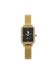 U.S. Polo Assn. Zegarek Odette USP8390BK Złoty. Żółte, analogowe zegarki U.S. Polo Assn., złote. Za 429.99 zł.