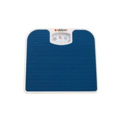 ELDOM MECHANICZNA WAGA ŁAZIENKOWA BR2016N NIEBIESKA DO 130 KG. Niebieskie wagi łazienkowe Eldom. Za 45.99 zł.