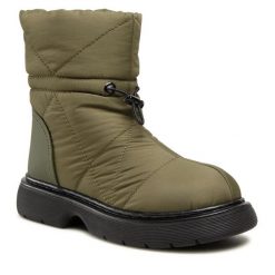 Botki JENNY. Brązowe botki Jenny, bez wzorów, bez obcasa, na płaskiej podeszwie, bez zapięcia. Za 179.99 zł.