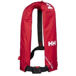 Kamizelka ratunkowa dla dorosłych Helly Hansen Sport Inflatable Lifejacket 150N. Czerwone kamizelki Helly Hansen, uniwersalny, bez wzorów, sportowe, bez ramiączek, bez kaptura, żeglarskie. Za 659.00 zł.
