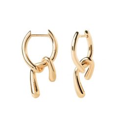 P D Paola Kolczyki P D Paola Twist złoty - 925 sterling silver/srebro/pozłacany 1 ct Damski. Szare kolczyki P D Paola, pozłacane. Za 550.99 zł.
