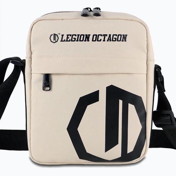 Saszetka Octagon Legion Siena. Brązowe nerki i saszetki OCTAGON, bez wzorów, z materiału, eleganckie, bez dodatków. Za 67.99 zł.