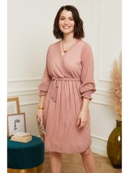 Curvy Lady Sukienka w kolorze jasnoróżowym rozmiar: 40/42. Różowe sukienki Curvy Lady, na co dzień, bez wzorów, z tkaniny, klasyczne, bez kołnierzyka, bez ramiączek, mini, proste. Za 92.42 zł.