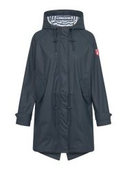 Derbe Kurtka przeciwdeszczowa w kolorze granatowym rozmiar: 38. Niebieskie kurtki przeciwdeszczowe Derbe, bez wzorów, bez kaptura, outdoorowe. Za 301.64 zł.