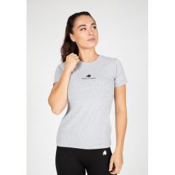 Szary T-shirt Estero Gorilla Wear USA. Szare t-shirty GORILLA WEAR, xs, bez wzorów, bez kołnierzyka, bez ramiączek. Za 169.00 zł.
