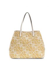 Guess Torebka 182924 Biały. Białe shopper bag Guess, z aplikacjami, bez dodatków. Za 674.99 zł.