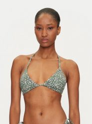 Lacoste Góra od bikini MF9588 Zielony. Zielone bikini Lacoste, bez wzorów, z syntetyku. Za 189.99 zł.