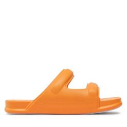 Klapki Melissa. Brązowe klapki Melissa, bez wzorów, bez obcasa, bez zapięcia. Za 319.99 zł.