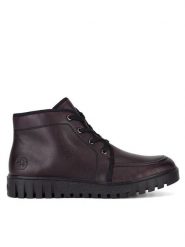 Rieker Botki Y3407-35 Bordowy. Czerwone botki Rieker, bez wzorów, bez obcasa, na płaskiej podeszwie, bez zapięcia. Za 287.00 zł.