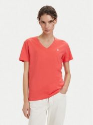 Beverly Hills Polo Club T-Shirt P-SS26W-TS516518 Koralowy Regular Fit. Pomarańczowe t-shirty Beverly Hills Polo Club, s, bez wzorów, z bawełny, bez kołnierzyka, bez ramiączek. Za 139.99 zł.