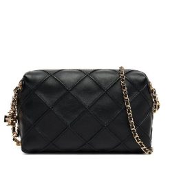Torebka Tory Burch. Czarne kopertówki Tory Burch, bez wzorów, wizytowe, bez dodatków. Za 1,999.00 zł.