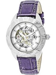 Empress Zegarek automatyczny "Godiva" w kolorze srebrno-fioletowym rozmiar: onesize. Różowe, analogowe zegarki Empress, ze stali. Za 543.99 zł.