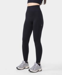 Legginsy bezszwowe dla kobiet na siłownię Carpatree Dopamine Buzz. Czarne legginsy Carpatree, bez wzorów, z elastanu, sportowe. Za 159.99 zł.