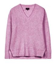 Herrlicher Sweter w kolorze różowym rozmiar: XS. Różowe swetry Herrlicher, xs, bez wzorów, ze splotem, bez ramiączek. Za 123.25 zł.