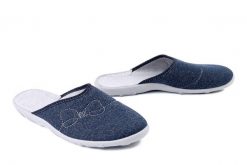 BEFADO 235D 217 granat, kapcie damskie. Niebieskie kapcie Befado, bez wzorów. Za 64.99 zł.