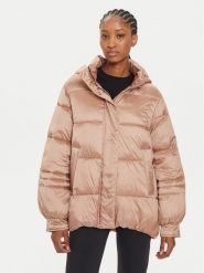 TWINSET Kurtka puchowa 242TP2300 Beżowy Loose Fit. Brązowe kurtki Twinset, bez wzorów, z puchu, bez kaptura. Za 899.99 zł.