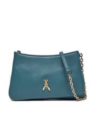 Patrizia Pepe Torebka 2B0103/L133-G592 Turkusowy. Niebieskie kopertówki Patrizia Pepe, bez wzorów, ze skóry, wizytowe, bez dodatków. Za 1,009.00 zł.