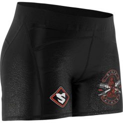 Legginsy fitness krótkie damskie Smmash Biker. Białe legginsy SMMASH, bez wzorów, sportowe, krótkie. Za 119.90 zł.