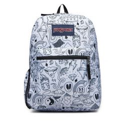 Plecak JanSport. Białe plecaki Jansport, bez wzorów, bez dodatków. Za 99.99 zł.