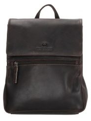 Micmacbags Skórzany plecak "Next Navajo" w kolorze czarnym - 23 x 26 x 9 cm rozmiar: onesize. Czarne plecaki Micmacbags, bez wzorów, z materiału, na ramię, bez dodatków. Za 252.99 zł.