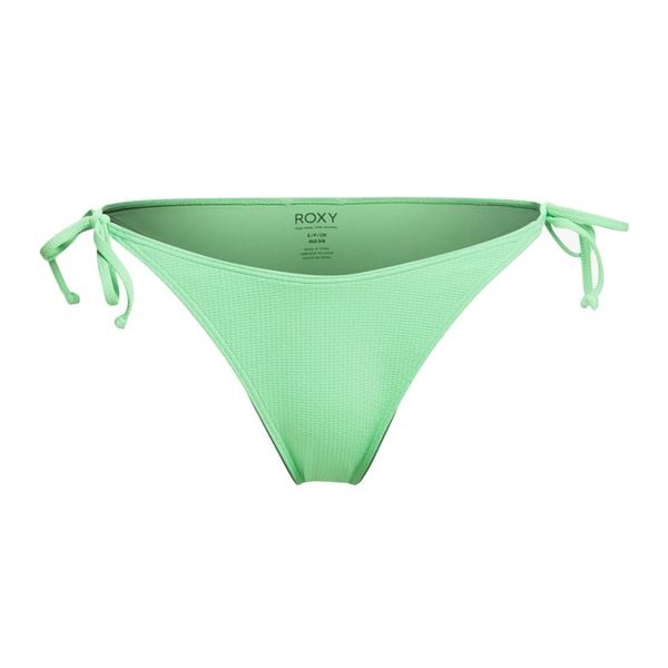 Dół od stroju kąpielowego ROXY Color Jam Cheeky. Zielone bikini Roxy, bez wzorów. Za 83.99 zł.