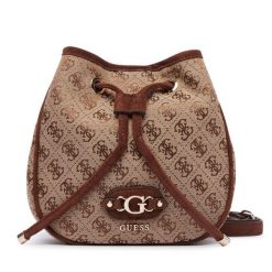 Torebka Guess. Brązowe torebki klasyczne Guess, z aplikacjami, bez dodatków. Za 544.99 zł.