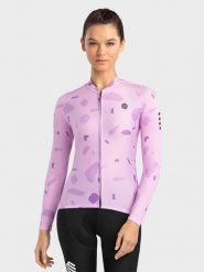 Siroko Koszulka kolarska "M2 Annie" w kolorze jasnoróżowym rozmiar: L. Różowe t-shirty sportowe SIROKO, l, bez wzorów, bez ramiączek, rowerowe. Za 223.99 zł.
