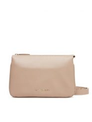 Valentino Torebka Zero Re VBS7B308 Beżowy. Brązowe listonoszki Valentino, bez wzorów, ze skóry, bez dodatków. Za 399.99 zł.