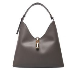 Torebka Furla. Szare torebki klasyczne Furla, bez wzorów, klasyczne, bez dodatków. Za 1,369.00 zł.