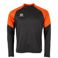 Bluza dresowa 1/4 zip Stanno Bolt. Brązowe bluzy bez kaptura STANNO, xl, bez wzorów, z dresówki, bez kaptura, na fitness i siłownię. Za 249.50 zł.