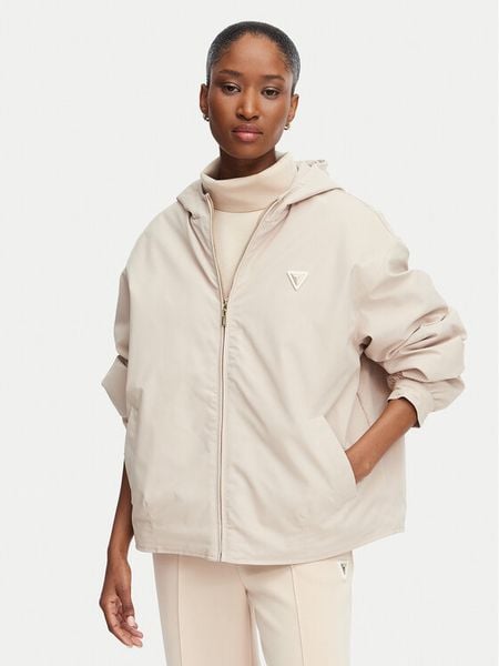 Guess Kurtka przejściowa V6YL11 W2871 Beżowy Regular Fit. Brązowe kurtki Guess, xs, z aplikacjami, z syntetyku, bez kaptura. Za 614.99 zł.