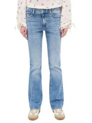 Mustang Dżinsy - Flared fit - w kolorze błękitnym rozmiar: W26/L32. Niebieskie jeansy Mustang, l, z aplikacjami, klasyczne. Za 253.54 zł.