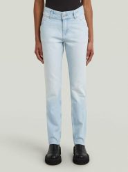 G-Star Dżinsy - Slim fit - w kolorze błękitnym rozmiar: W26/L32. Niebieskie jeansy G-Star, l, bez wzorów, klasyczne. Za 282.80 zł.