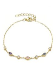 Les Favorites Pozłacana bransoletka z elementami ozdobnymi rozmiar: onesize. Czerwone bransoletki Les Favorites, z ametystem, pozłacane. Za 108.99 zł.