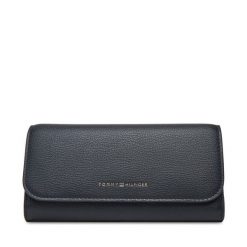 Portfel Tommy Hilfiger. Niebieskie portfele Tommy Hilfiger, bez wzorów. Za 249.99 zł.