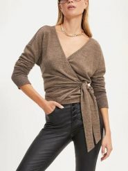 LA Angels Sweter w kolorze brązowym rozmiar: XL. Brązowe swetry LA Angels, xl, bez wzorów, bez ramiączek. Za 123.53 zł.