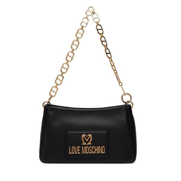 Torebka LOVE MOSCHINO. Czarne torebki klasyczne Love Moschino, bez wzorów, klasyczne, bez dodatków. Za 703.99 zł.