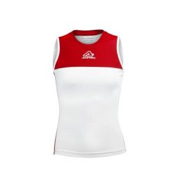 Damski tank top Acerbis Vicky. Białe topy ACERBIS, bez wzorów, eleganckie, bez kołnierzyka, bez ramiączek. Za 130.50 zł.
