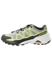 SALOMON Buty turystyczne "Speedcross Peak" w kolorze szaro-zielonym rozmiar: 42. Szare buty trekkingowe Salomon, bez wzorów, bez zapięcia, outdoorowe. Za 357.45 zł.