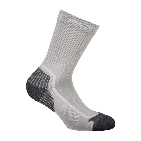 Skarpety turystyczne CMP Trekking Sock Poly Mid. Szare skarpetki CMP, bez wzorów, z elastanu. Za 49.90 zł.