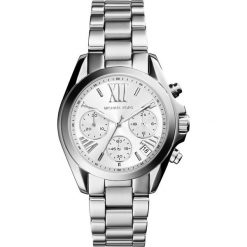 Michael Kors BRADSHAW Zegarek chronograficzny silvercoloured. Niebieskie zegarki marki comma casual identity, z materiału, casualowe. Za 969.00 zł.