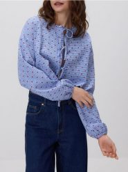 Bluzka w serca - wielobarwny. Bluzki Reserved, l, bez wzorów, z bawełny, bez kołnierzyka, bez ramiączek. Za 119.99 zł.