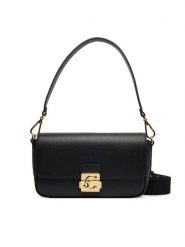 Coccinelle Saszetka 329191 Czarny. Czarne torebki klasyczne Coccinelle, bez wzorów, ze skóry, bez dodatków. Za 1,289.00 zł.