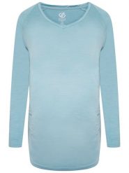 Dare 2b Ciążowa koszulka funkcyjna "Discern Mat" w kolorze błękitnym rozmiar: 42. Niebieskie t-shirty sportowe Dare 2b, bez wzorów, z materiału, bez ramiączek, outdoorowe. Za 47.71 zł.