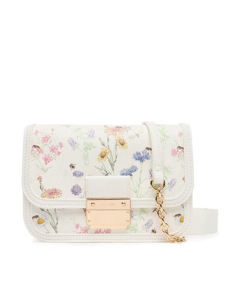 Aldo Torebka Tibialis 14076894 Biały. Białe listonoszki Aldo, bez wzorów, ze skóry, bez dodatków. Za 149.99 zł.