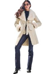 Heine Płaszcz przejściowy w kolorze beżowym rozmiar: 36. Brązowe płaszcze Heine, bez wzorów, z tkaniny, bez kaptura. Za 282.99 zł.