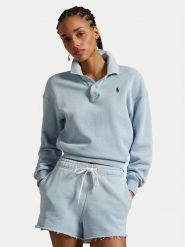 Polo Ralph Lauren Bluza 211965097003 Błękitny Relaxed Fit. Niebieskie bluzy Polo Ralph Lauren, xl, bez wzorów, z bawełny, bez kaptura. Za 659.99 zł.